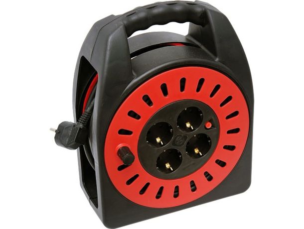 PM-MOT4 25M-1 DZ 13A 250V 3000W 3X1.5mm prenosna priključnica - motalica Mitea Electric