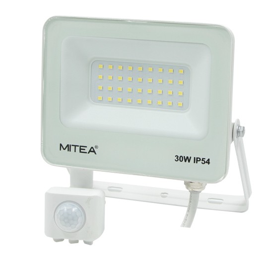 ECO LED reflektor sa senzorom 30W BELI IP54